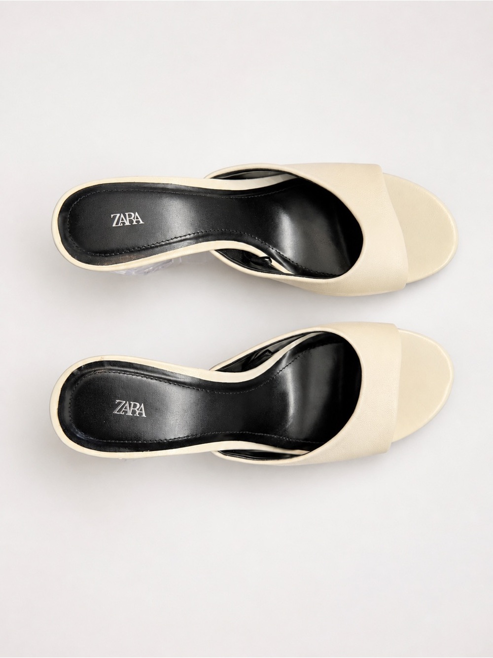 ZARA Cream Sandals for Women